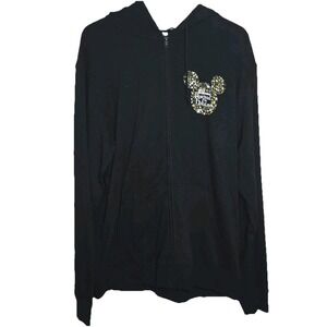 Disney Epcot Festival Of The Holidays Passholder Hoodie New Unisex XL Black